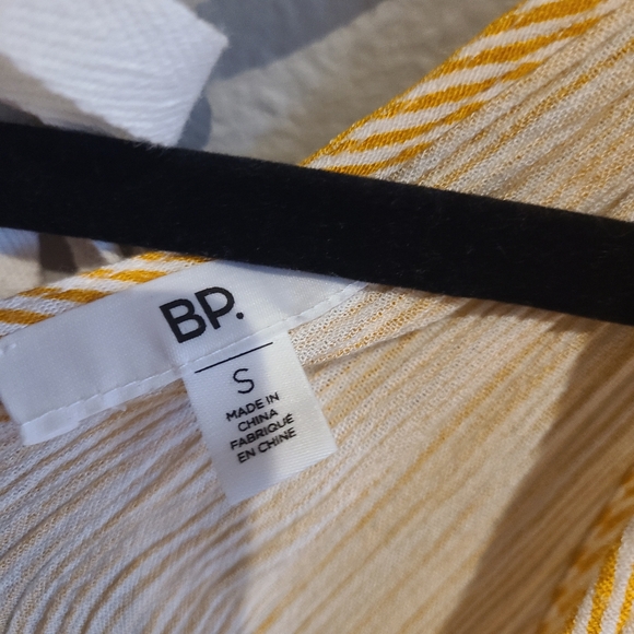 B.P. Orange and Blue Striped Top, S - Picture 3 of 4